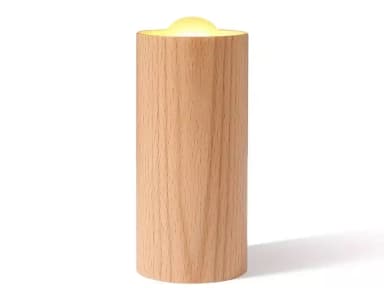 چراغ خواب شارژی رومیزی مدل Wood LED Candlelight