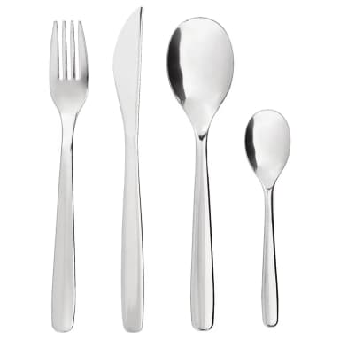 سرویس قاشق و چنگال 16 پارچه ایکیا مدل MOPSIG-0034