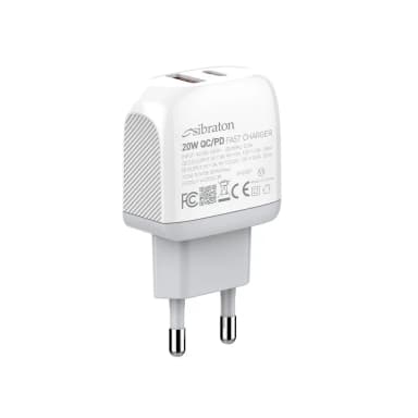 شارژر دیواری 20 وات سیبراتون مدل S-W2220i-PD