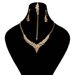 سرویس طلا 18 عیار زنانه طلانیوم مدل طلوع کد 10