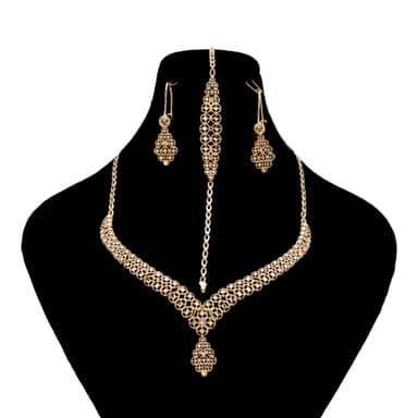 سرویس طلا 18 عیار زنانه طلانیوم مدل طلوع کد T20