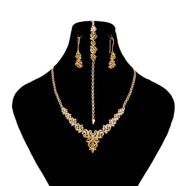 سرویس طلا 18 عیار زنانه طلانیوم مدل طلوع کد T23