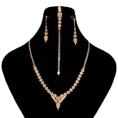 سرویس طلا 18 عیار زنانه طلانیوم مدل روژان کد T19