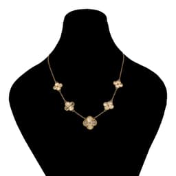 گردنبند طلا 18 عیار زنانه طلانیوم طرح ونکلیف کد T-005