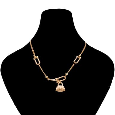 گردنبند طلا 18 عیار زنانه طلانیوم طرح روژا مدل تیفانی کد 11868