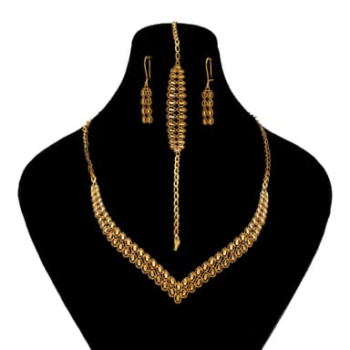 سرویس طلا 18 عیار زنانه طلانیوم مدل رز کد 1