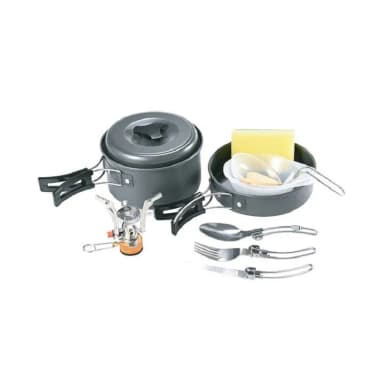 ست ظروف کمپینگ ۱۰ تیکه گرین لاین مدل GN10N1COOKBK