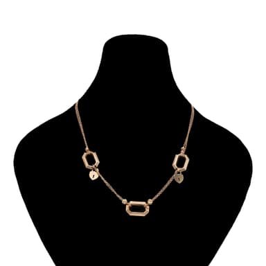 گردنبند طلا 18 عیار زنانه طلانیوم طرح روژا مدل تیفانی کد 07
