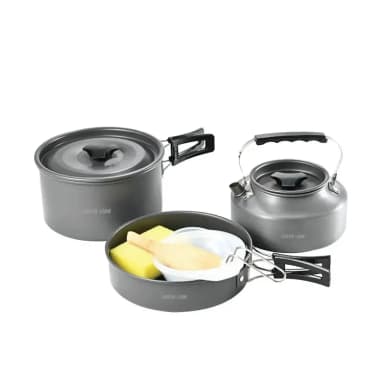 ست ظروف کمپینگ 7 تیکه گرین لاین مدل GN7N1COOKBK