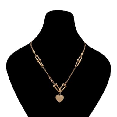 گردنبند طلا 18 عیار زنانه طلانیوم طرح روژا مدل تیفانی کد 11