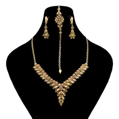 سرویس طلا 18 عیار زنانه طلانیوم مدل روژان کد T25