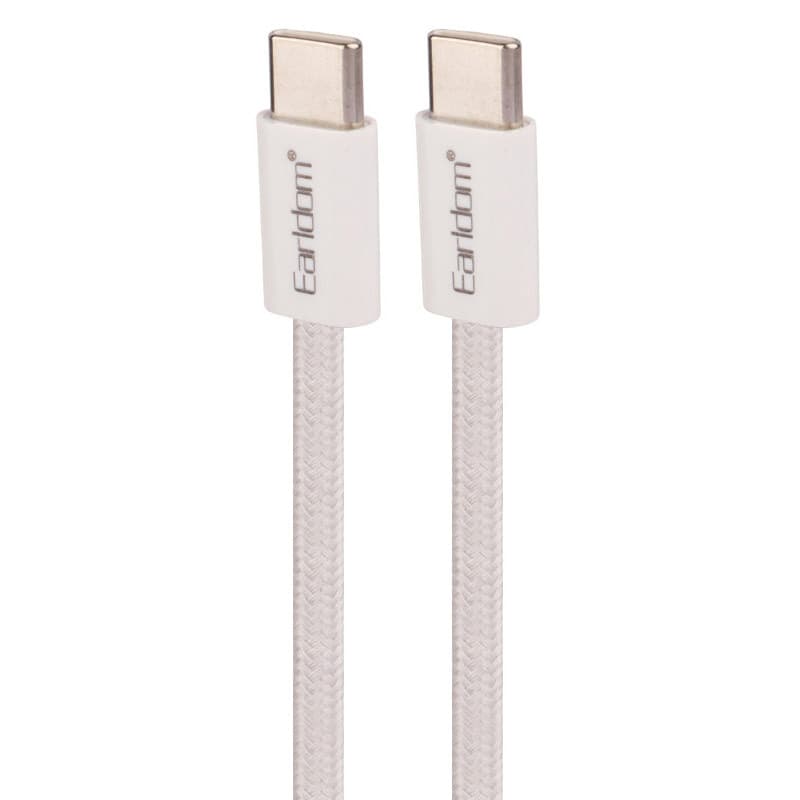 کابل شارژ تبدیل USB-C به USB-C مدل EC-196C طول 1 متر