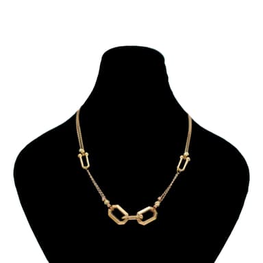 گردنبند طلا 18 عیار زنانه طلانیوم طرح روژا مدل تیفانی کد 10