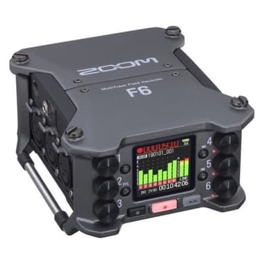 ضبط کننده حرفه‌ای صدا زوم مدل F6 6-Input / 14-Track Multitrack Field