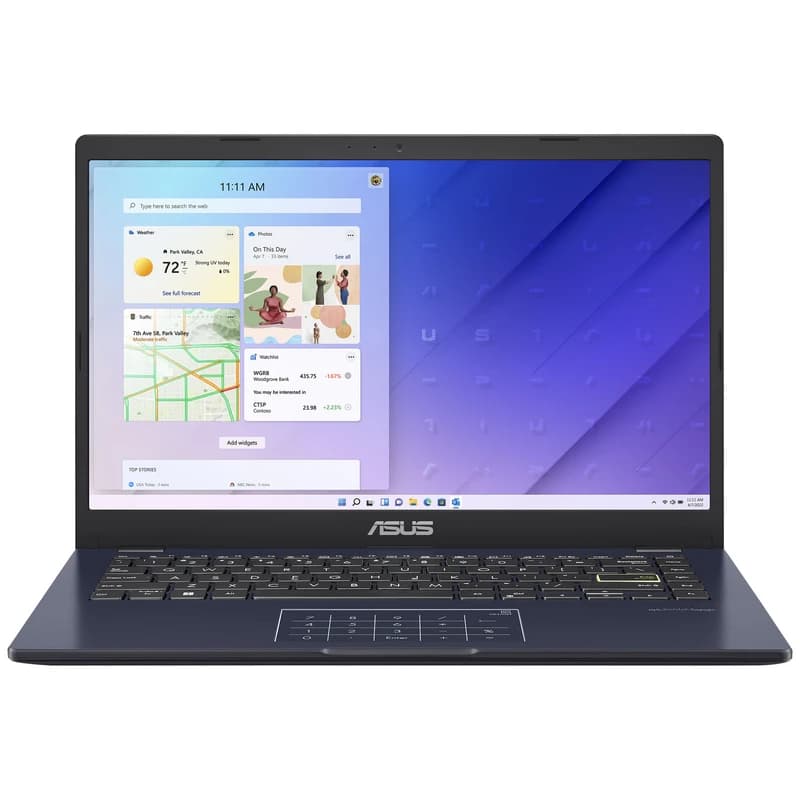 لپ تاپ 14 اینچی ایسوس مدل Vivobook Go 14 E410KA Celeron N4500 4GB 256GB