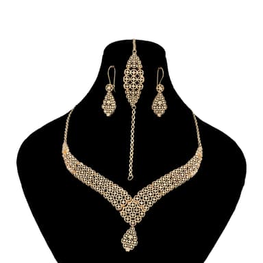 سرویس طلا 18 عیار زنانه طلانیوم مدل طلوع کد 32