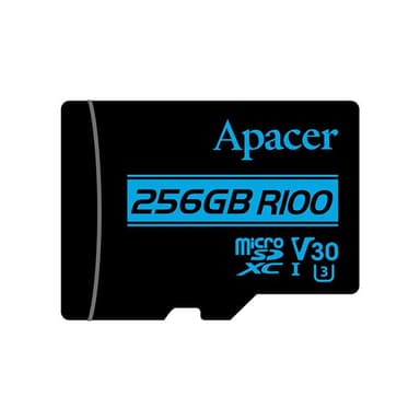 کارت حافظه microSDXC اپیسر کلاس 10 استاندارد UHS-I U3 V30 سرعت 100MBps به همراه آداپتور SD
