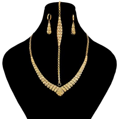 سرویس طلا 18 عیار زنانه طلانیوم مدل طلوع کد 37