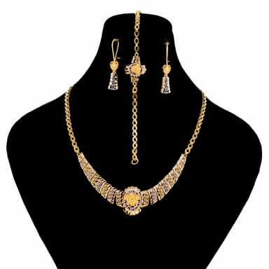 سرویس طلا 18 عیار زنانه طلانیوم مدل طلوع کد 42