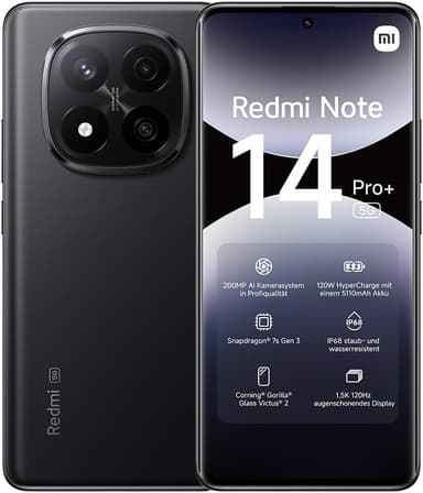 گوشی موبایل شیائومی مدل Redmi Note 14 Pro Plus 5G - دو سیم کارت