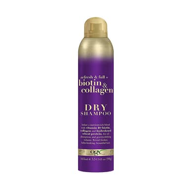اسپری شامپو خشک او جی ایکس مدل Collagen Dry Shampoo حجم 165 میلی لیتر