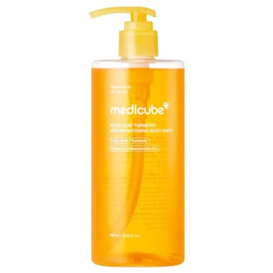 شامپو بدن مدی کیوب Kojic Acid Turmeric Brightening حجم 400 میلیلیتر