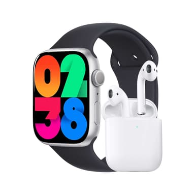 ساعت هوشمند ورنا مدل W45 Max به همراه هندزفری بیسیم Airpod