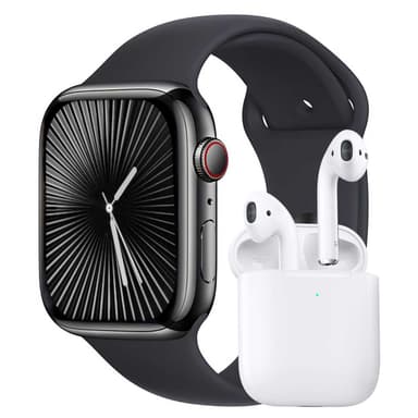 ساعت هوشمند ورنا مدل W46 Max به همراه هندزفری بیسیم Airpod
