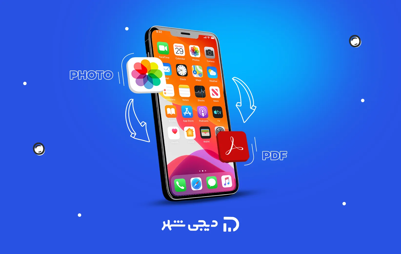 روش‌های تبدیل عکس به PDF در آیفون